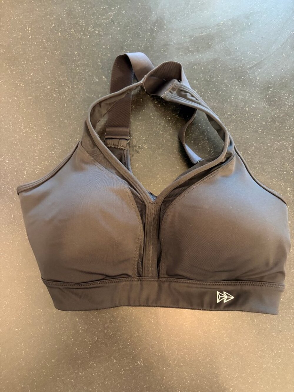 Yvette Black Racerback Sports Bra with Removable Pads
